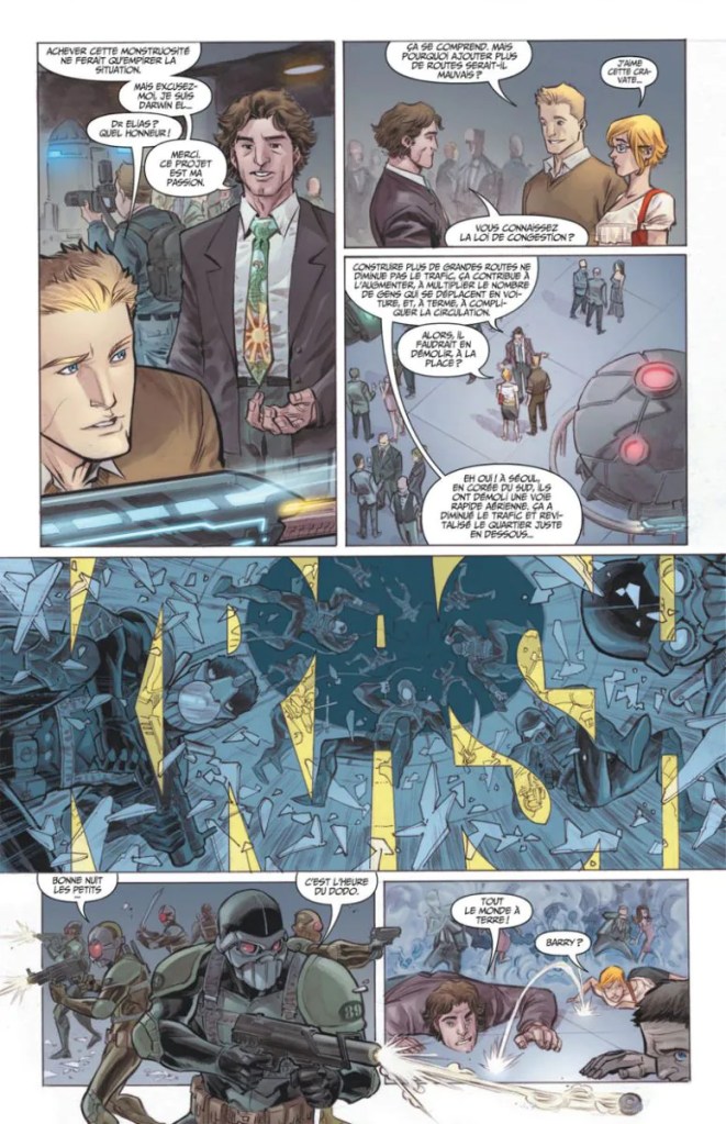 Planche extraite du comics. Sert d'exemple.